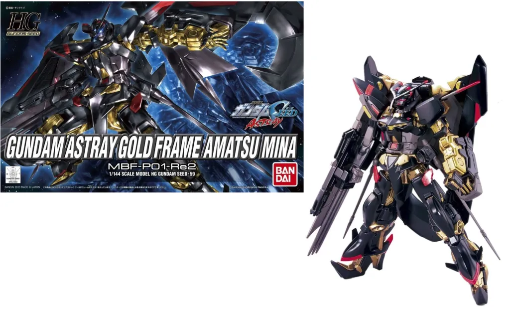 GUNDAM - HG Gundam Astray Gold Frame Amatsu Mina 1/144 - Model Kit